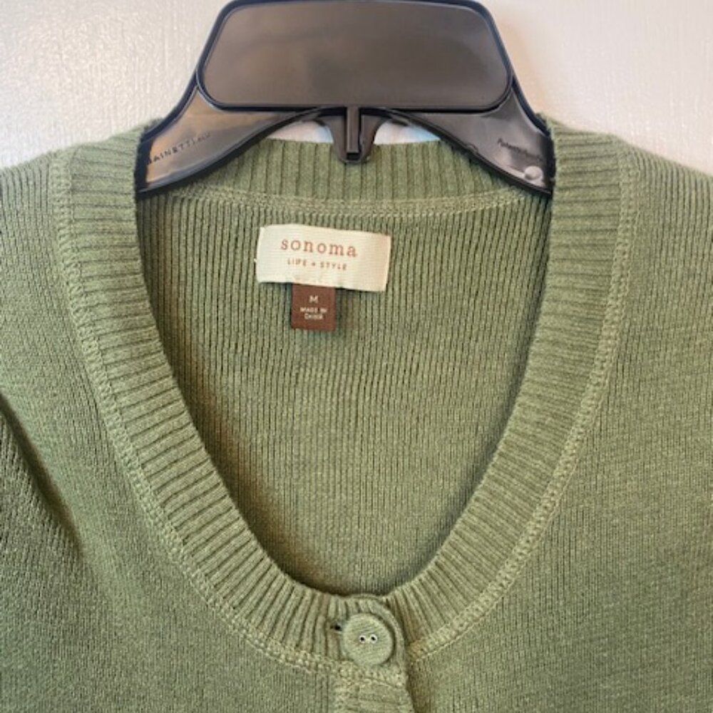 Sonoma Life style olive green top - Picture 4 of 7